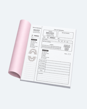 Carnet de fiches de fabrication pour prothésiste dentaire